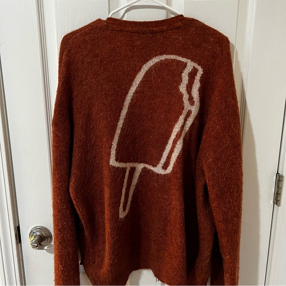 Billionaire Boys Club ICE CREAM ORANGE CARDIGAN - Picture 6 of 7